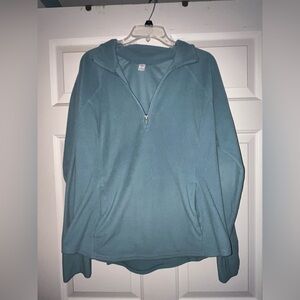 Men's Blue Half-Zip Sweater